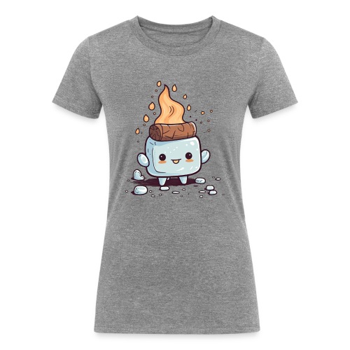 I'm a Smore!!! Sticker n Tee Edition - Women's Tri-Blend Organic T-Shirt