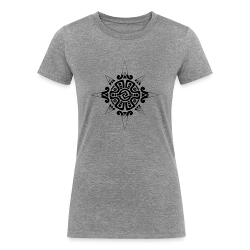 sun symbol 2 - Women's Tri-Blend Organic T-Shirt