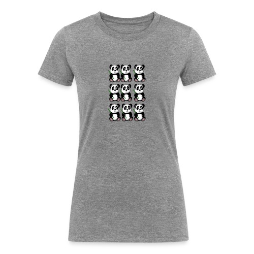 The Nine Panda's - Women's Tri-Blend Organic T-Shirt