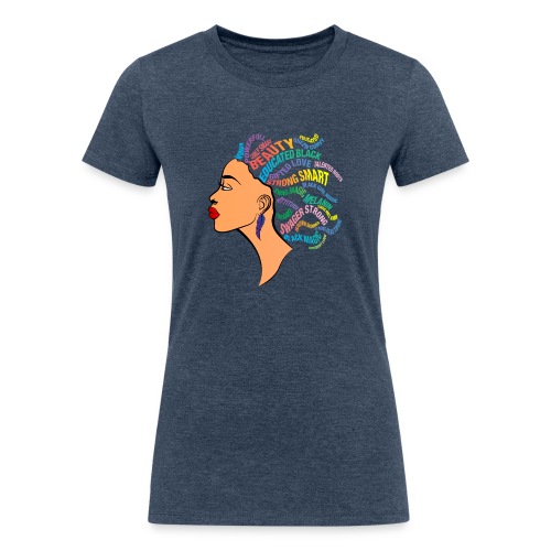 Strong Black Women - Women's Tri-Blend Organic T-Shirt
