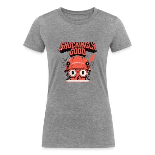 Funny Shockingly Good Electrician - Women's Tri-Blend Organic T-Shirt