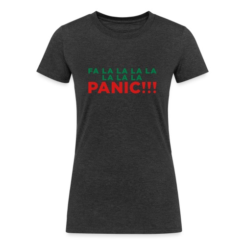 Anxiety Christmas - Women's Tri-Blend Organic T-Shirt