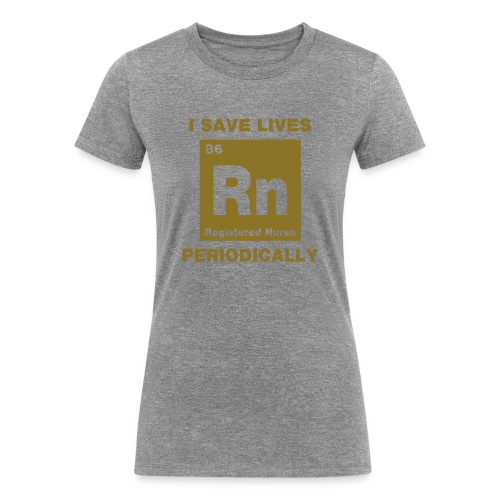 I Save Lives RN - Women's Tri-Blend Organic T-Shirt