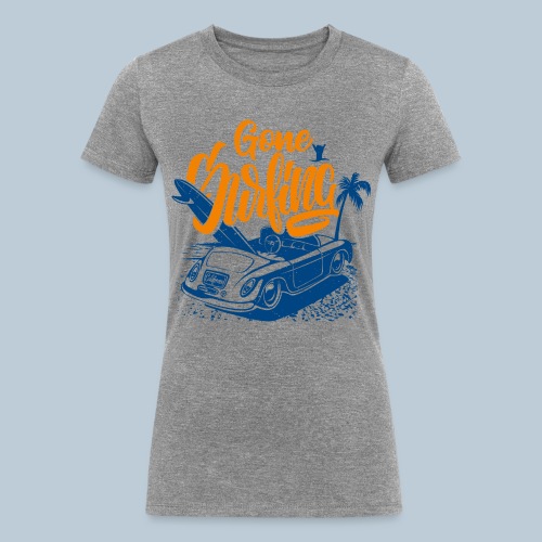 Gone Surfing - Women's Tri-Blend Organic T-Shirt