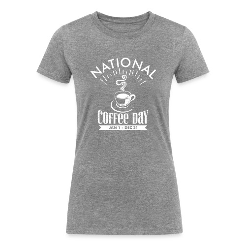 Vintage National Coffee Day - Women's Tri-Blend Organic T-Shirt