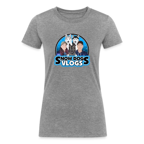 Snow Dogs Vlogs Family Logo - Women's Tri-Blend Organic T-Shirt