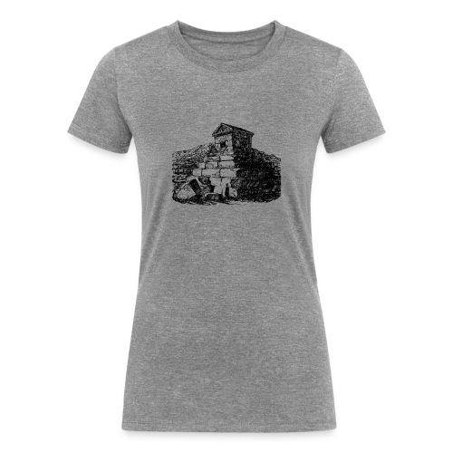 The Tomb of Cyrus the Great - Women's Tri-Blend Organic T-Shirt