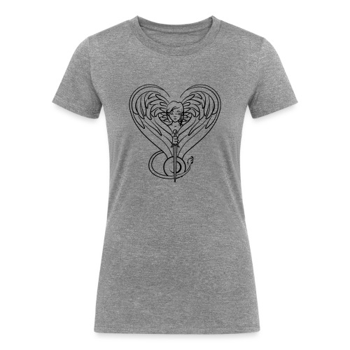 Sphinx valentine - Women's Tri-Blend Organic T-Shirt