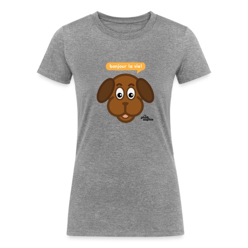 Poncho le chien - Women's Tri-Blend Organic T-Shirt