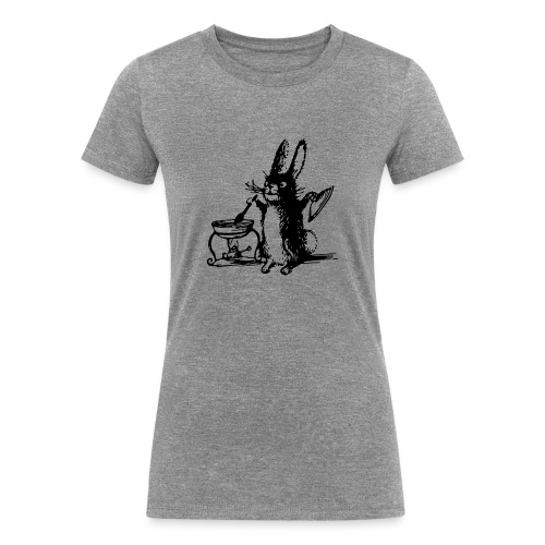 Cute Bunny Rabbit Cooking - Women's Tri-Blend Organic T-Shirt