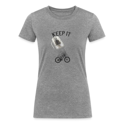 Keep It Zesty! Tie-Dye Tee - Women's Tri-Blend Organic T-Shirt