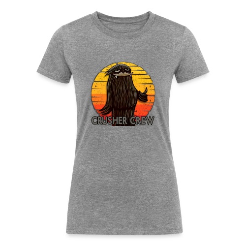 Crusher Crew Cryptid Sunset - Women's Tri-Blend Organic T-Shirt