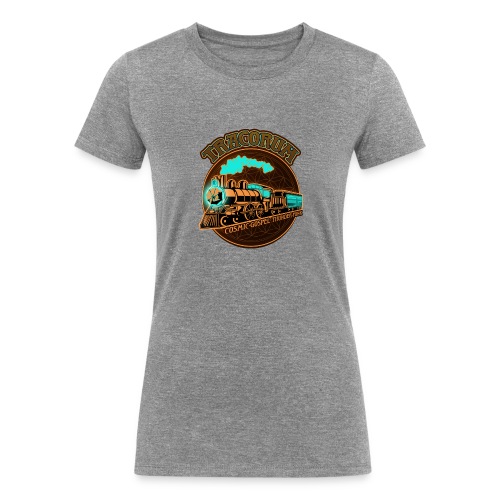 Tracorum Cosmic Train - Women's Tri-Blend Organic T-Shirt