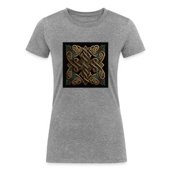 Celtic 4 - Women's Tri-Blend Organic T-Shirt - heather gray - Front