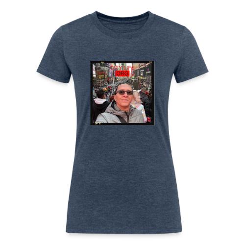 City Life Org Manhattan ft Jean - Women's Tri-Blend Organic T-Shirt