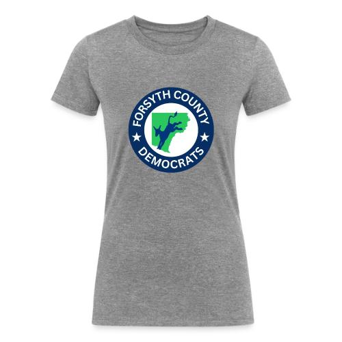 FoCoDems Logo - Women's Tri-Blend Organic T-Shirt