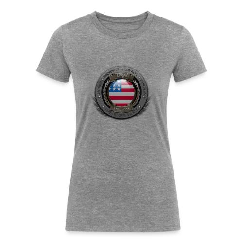 TAW SEAL flags USA - Women's Tri-Blend Organic T-Shirt