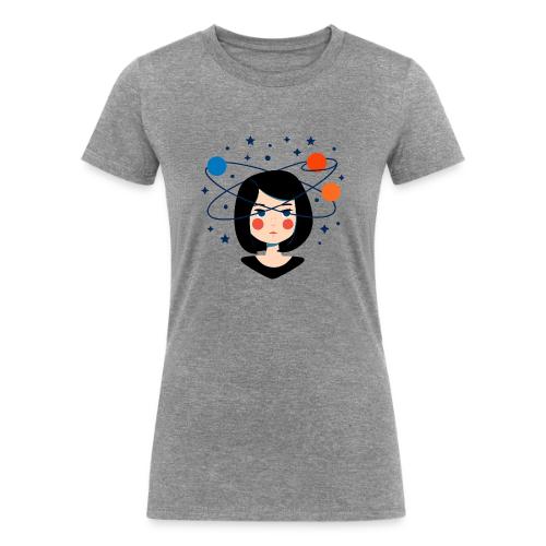 Spaced Out Girl – Mouse Pad - Women's Tri-Blend Organic T-Shirt