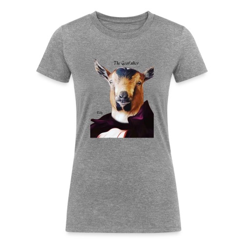 Wally the goat - Women's Tri-Blend Organic T-Shirt