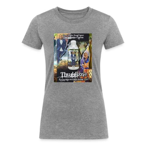 Thuggizzle Appalachian Mountain Spring Water Merch - Women's Tri-Blend Organic T-Shirt