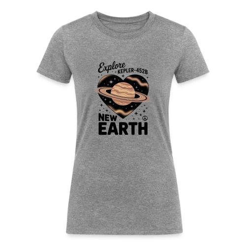 Explore Kepler-452b – New Earth Adventure - Women's Tri-Blend Organic T-Shirt