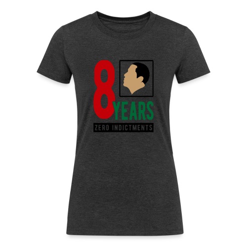 Obama Zero Indictments - Women's Tri-Blend Organic T-Shirt