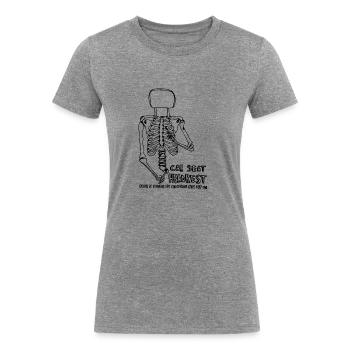 Cool Seat Horror - Women's Tri-Blend Organic T-Shirt - heather gray - Front