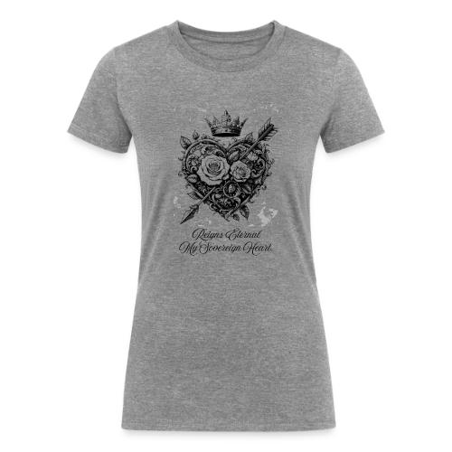 Royal Heart T-Shirt, Mug, & Leggings - Women's Tri-Blend Organic T-Shirt