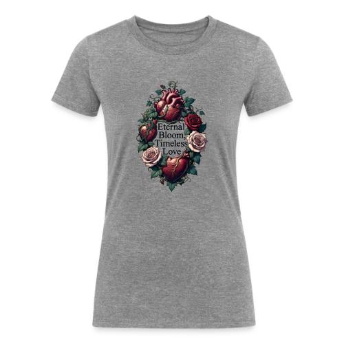 Eternal Bloom Timeless Love Entwined Hearts T-Shir - Women's Tri-Blend Organic T-Shirt