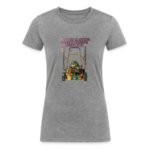 Lawn Care Gladiator T Shirt - Women's Tri-Blend Organic T-Shirt