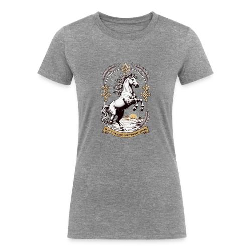 Year of the Horse Rearing T Shirt, Lunar New Year - Women's Tri-Blend Organic T-Shirt