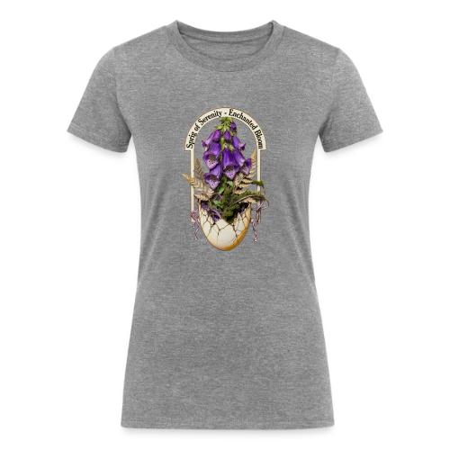 Spring Serenity Foxglove Tee, Easter Gift for wife - Women's Tri-Blend Organic T-Shirt