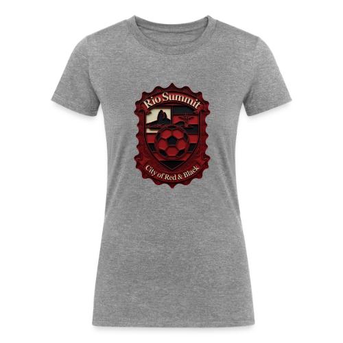 Flamengo Scarlet Summit T-Shirt, Football Gift - Women's Tri-Blend Organic T-Shirt