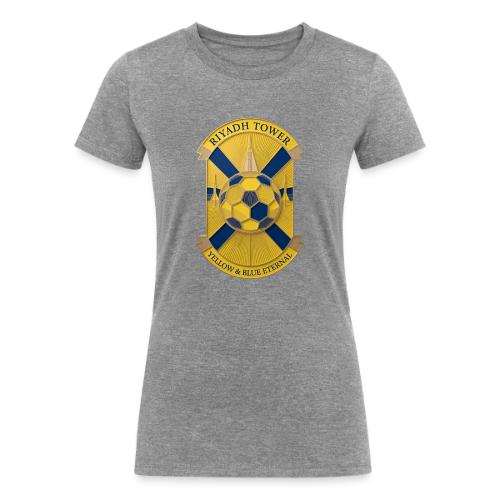 Riyadh Tower T Shirt, Football City Pride Gift - Women's Tri-Blend Organic T-Shirt