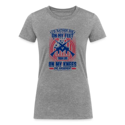 Die on My Feet for Light Background - Women's Tri-Blend Organic T-Shirt