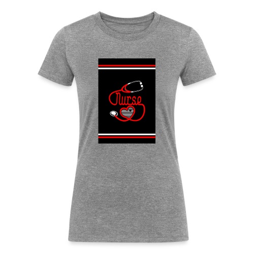 Nurse Heart Case - Women's Tri-Blend Organic T-Shirt