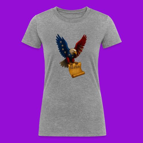 Bill of Rights Bald Eagle - Women's Tri-Blend Organic T-Shirt