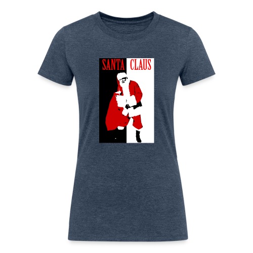 Santa Gangster - Women's Tri-Blend Organic T-Shirt