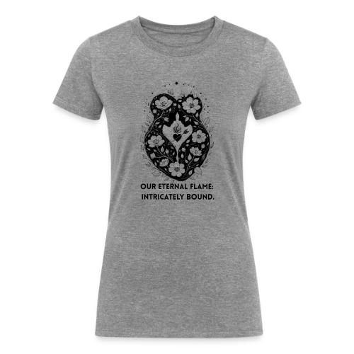 Eternal Flame of Embrace T-Shirt - Women's Tri-Blend Organic T-Shirt