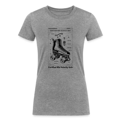 Retro Roller Skate T-Shirt - Women's Tri-Blend Organic T-Shirt