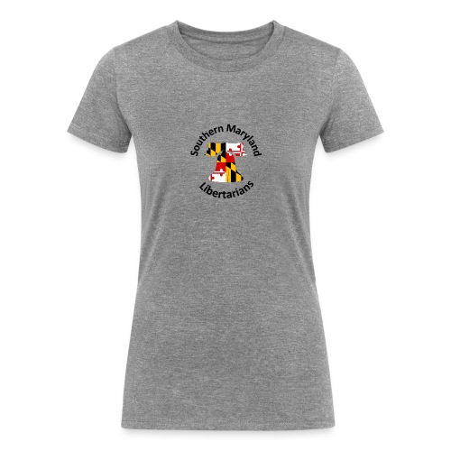 SOMD Libertarians Logo Outlined Bell No Shadow T - Women's Tri-Blend Organic T-Shirt