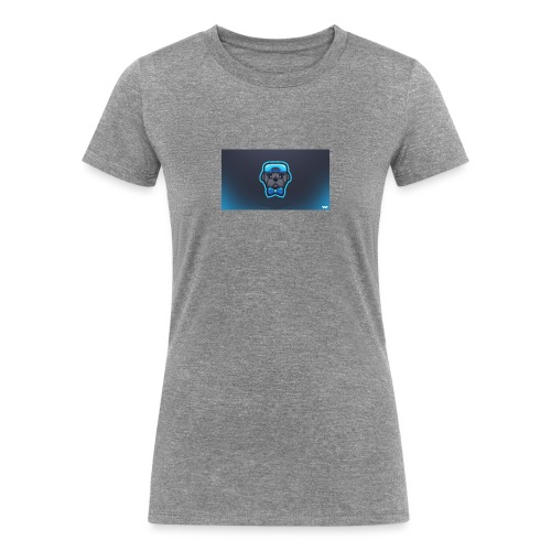 Pug icon - Women's Tri-Blend Organic T-Shirt