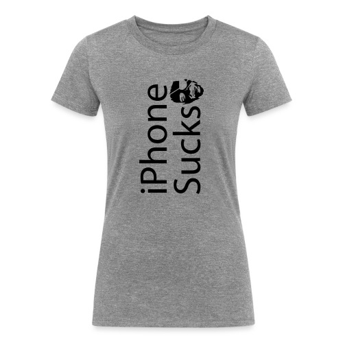 iPhone Sucks - Women's Tri-Blend Organic T-Shirt