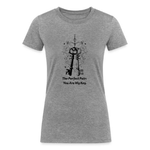 Valentine love keys - Women's Tri-Blend Organic T-Shirt