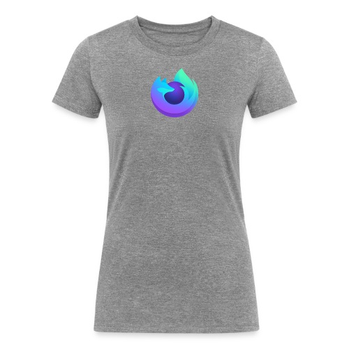 Firefox Browser Nightly Icon Logo - Women's Tri-Blend Organic T-Shirt