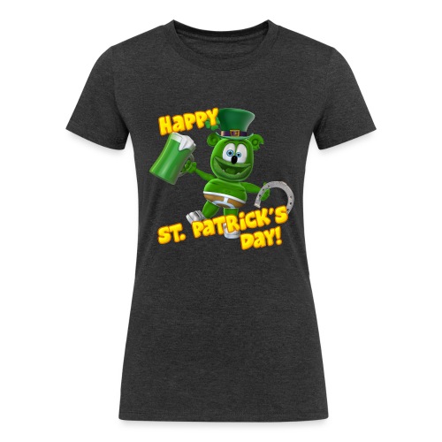Gummibär (The Gummy Bear) Saint Patrick's Day - Women's Tri-Blend Organic T-Shirt