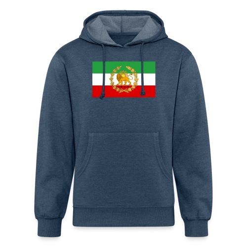 State Flag of Iran Lion and Sun - Unisex Organic Hoodie