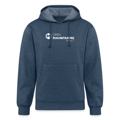 Open Mainframe Project - White Logo - Unisex Organic Hoodie