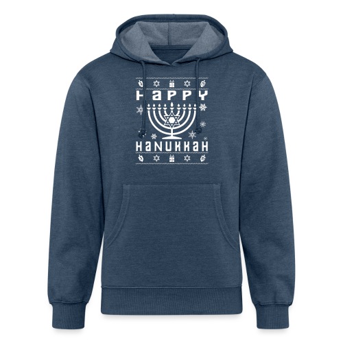 Happy Hanukkah Ugly Holiday - Unisex Organic Hoodie