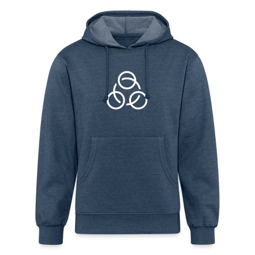 Orchestrate & MSI White Front/Sleeve - Unisex Organic Hoodie